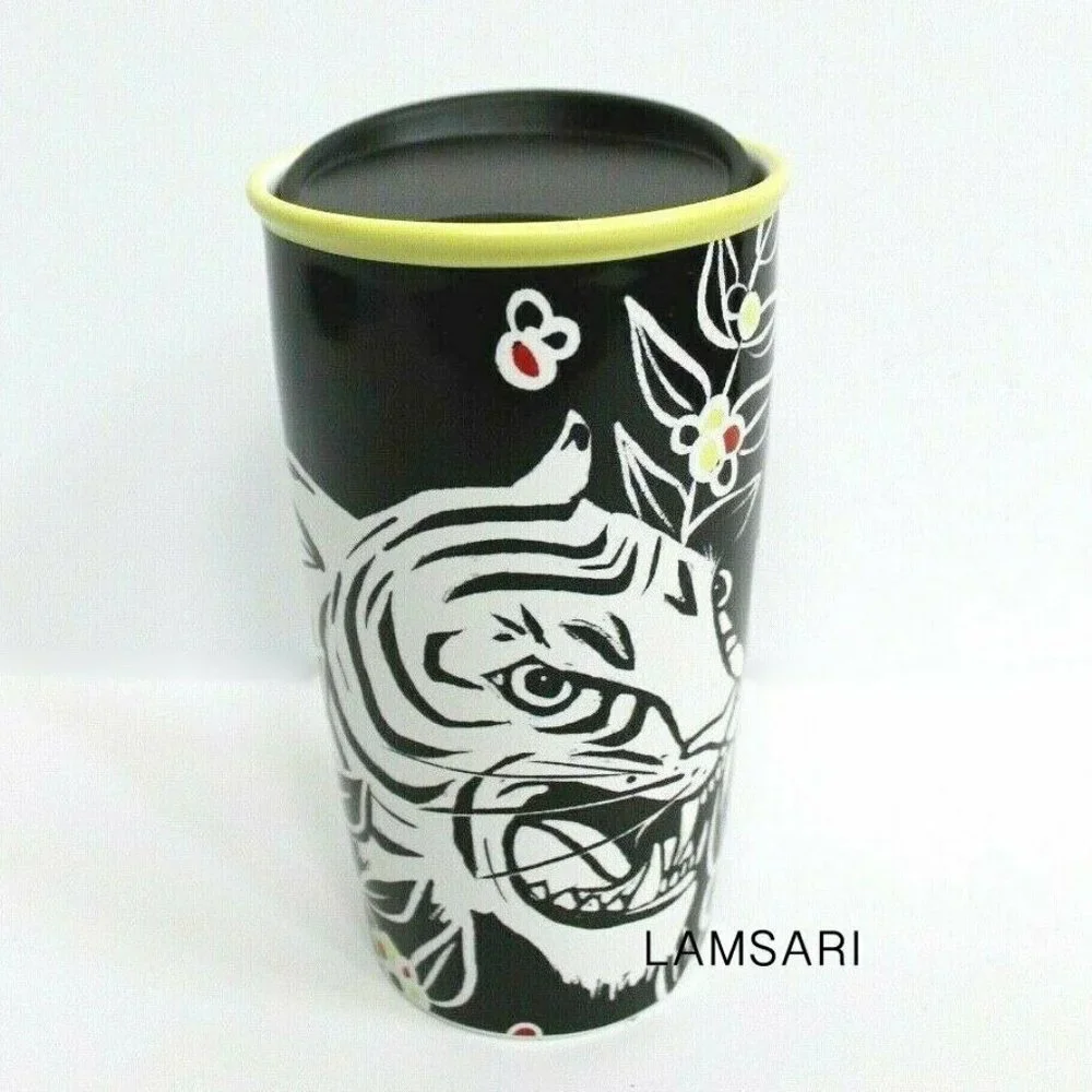 Starbucks White Tiger 2018 Ceramic Tumbler